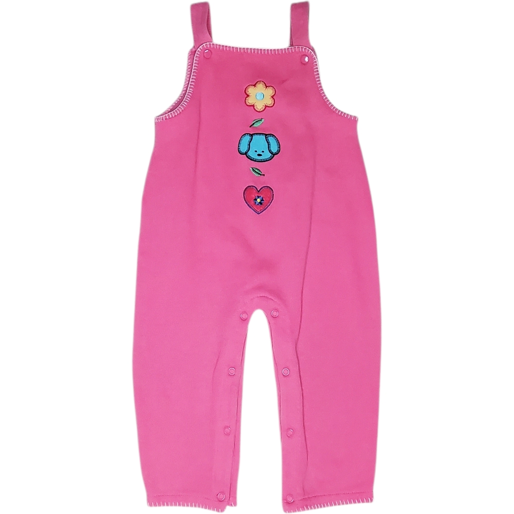 Not For Sale Simply Basic Overall Pink Baby Girls 24 Months